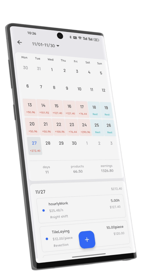 calendar view